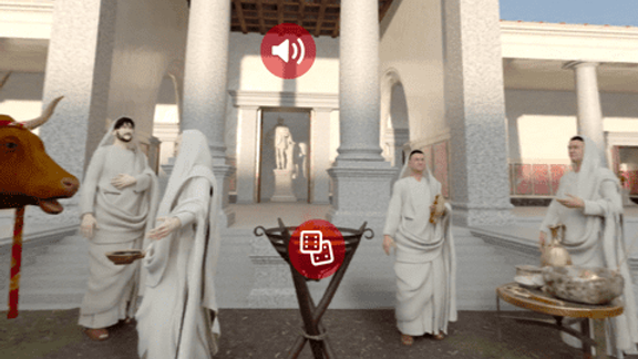 Reconstitution en réalité augmentée du Temple de Mars