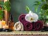 Thème bien-être holistique, fleurs de bach et massage