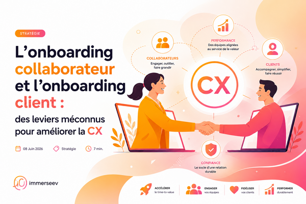 L’onboarding collaborateur et l’onboarding client : des leviers méconnus pour améliorer la CX