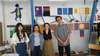 Linzhu, Endy, Camilla et Téo, majors de promo ©Académie Charpentier