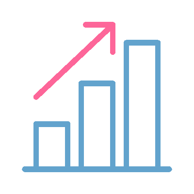 Wired outline 152 bar chart arrow  19 
