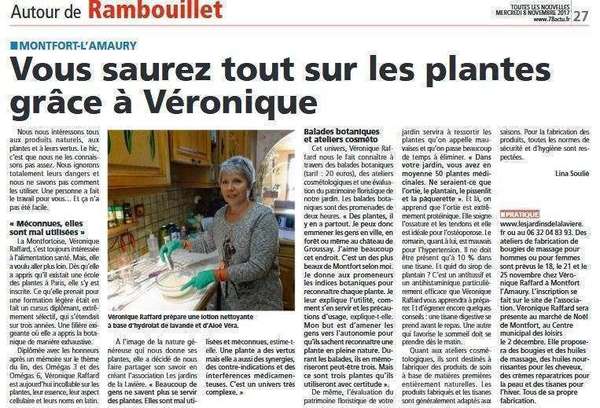 Parution dans Autour de Rambouillet