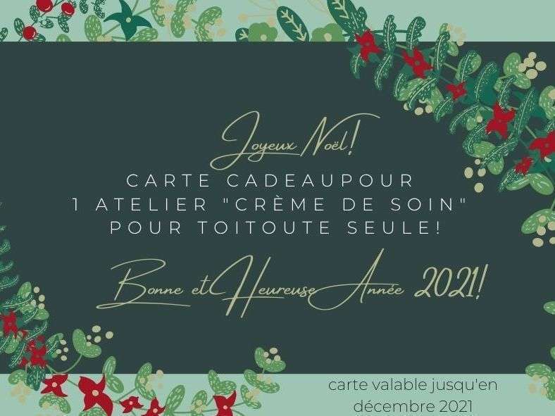 Carte cadeau Joyeux Noël
