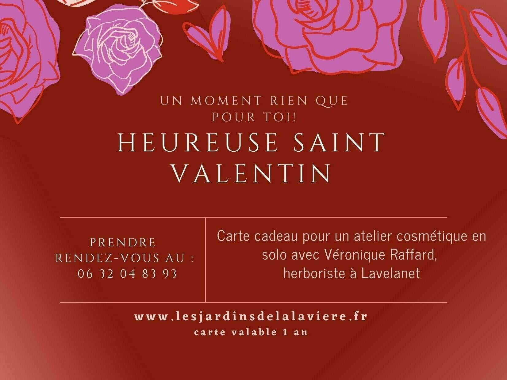Carte cadeau Saint Valentin, offrir un vrai moment de détente et peut être ouvrir une porte sur le changement...