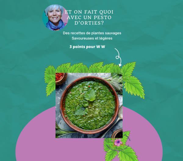 Pesto d'Ortie agrémente vos recettes