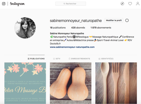 Retrouvez moi sur Instagram !
