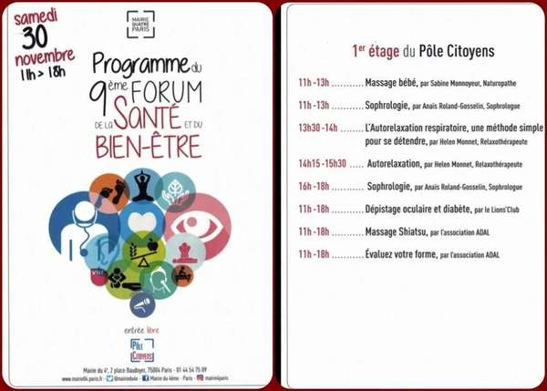 FORUM DE LA SANTE & DU BIEN ETRE