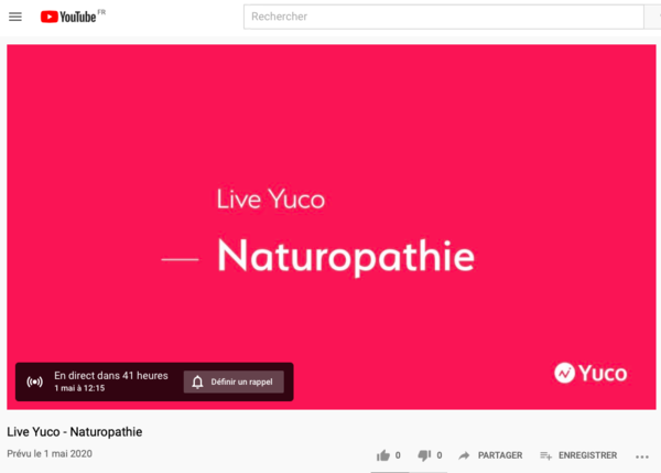 You Tube Live avec Yuco "Rituels pour améliorer votre Sommeil"