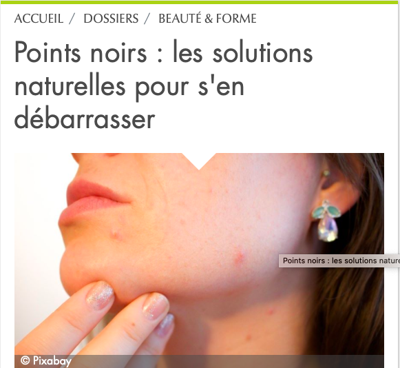 Points noirs : solutions naturelles pour s'en débarrasser