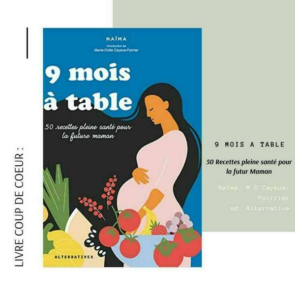 couverture du livre 9 mois à table 