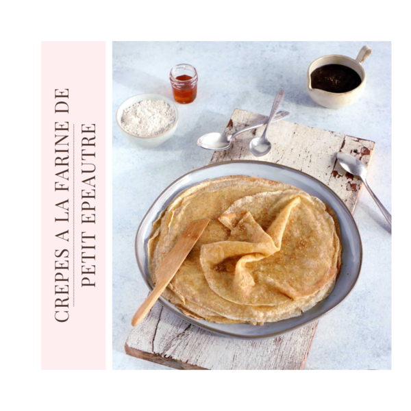 photo de crèpes à la farine de petit épautre
