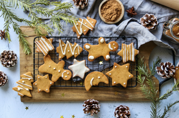 photo de sablé de noel healthy 