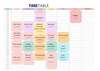 tableau objectif semaine