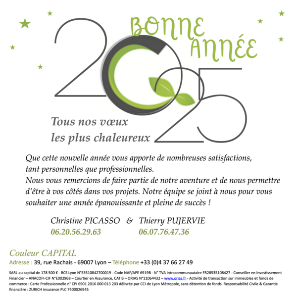 Meilleurs voeux 2025 !!!