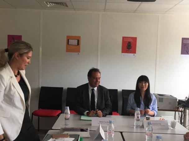 Visite du Pôle Emploi à Chelles