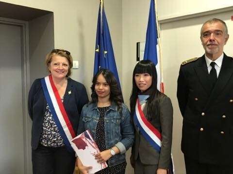 Cérémonie d'accueil dans la citoyenneté à la sous-préfecture de Torcy 