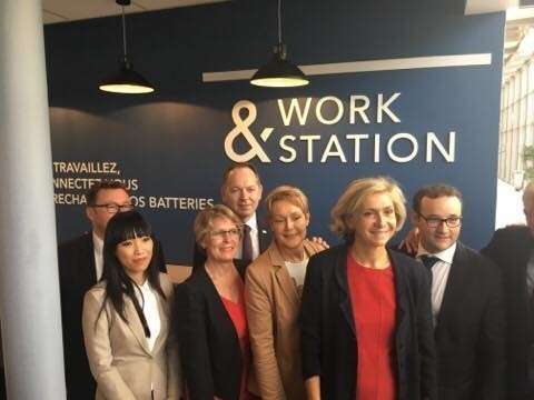 Inauguration de l'espace « Work & Station » à Chelles