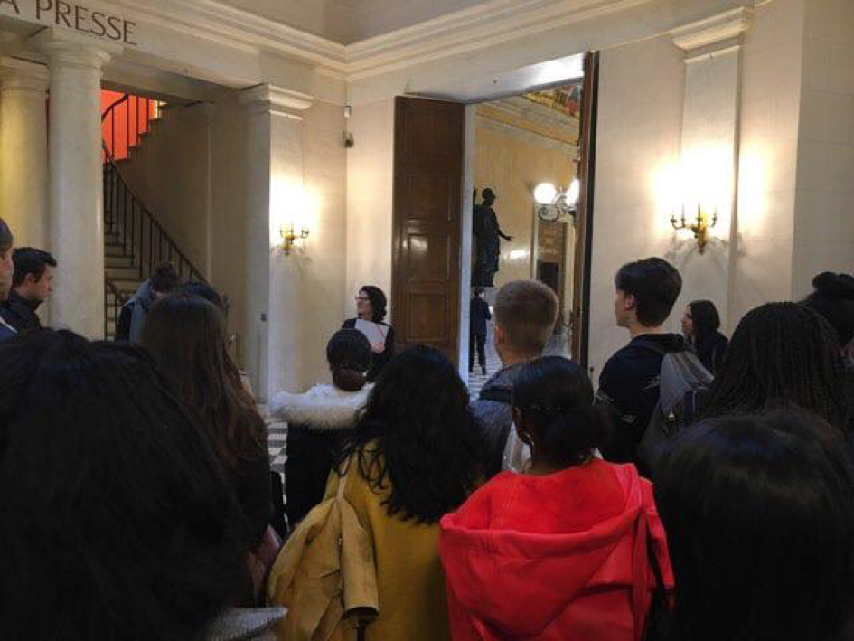 Les Terminales ES du Lycée Emily Brontë en visite à l’Assemblée !