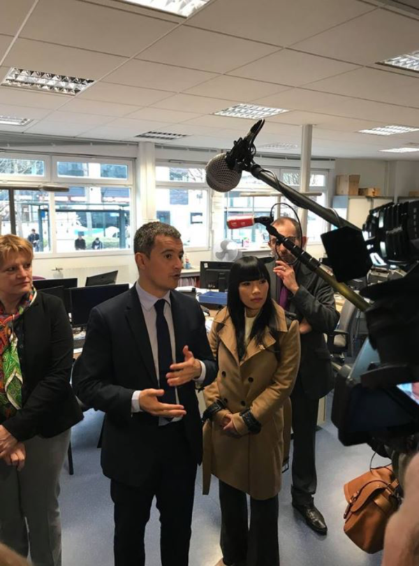 Lancement du prélèvement à la source, visite du centre des finances publiques de Chelles avec Monsieur le Ministre, Gérald DARMANIN - 4 janvier 2019