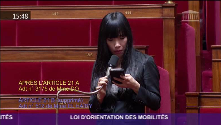 Mon intervention en faveur de la mobilité inclusive auprès d’Elisabeth Borne, Ministre en charge des transports, en séance publique sur le projet de loi d’Orientation des mobilités