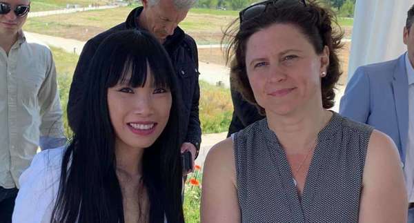 Inauguration du stade nautique olympique d’Île-de-France à Vaires-sur-Marne