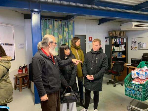 Visite du Secours populaire de Chelles