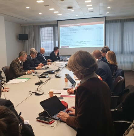 Réunion de travail sur le projet de réforme des retraites