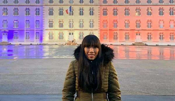 Centenaire de l'école des officiers de la gendarmerie nationale de Melun avec la ministre des Armées le ministre de l’Intérieur