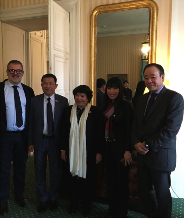 Réception de Mme Nguyen Thuy Anh, députée et Présidente du groupe d’amitié Vietnam-France à l’Assemblée nationale du Vietnam