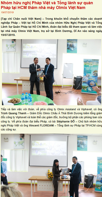 Suite des visites dans le cadre de la délégation de députés du groupe d’amitié France-Vietnam que j’ai conduit au Vietnam