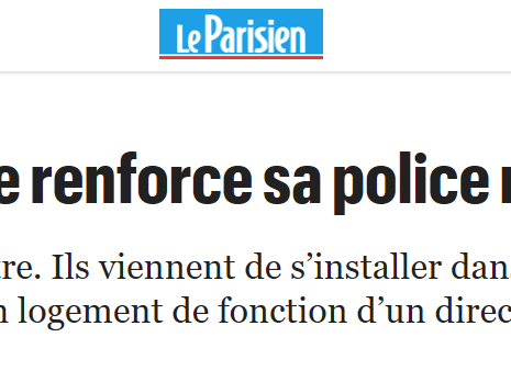 Inauguration du poste de police municipale à Brou-sur-Chantereine