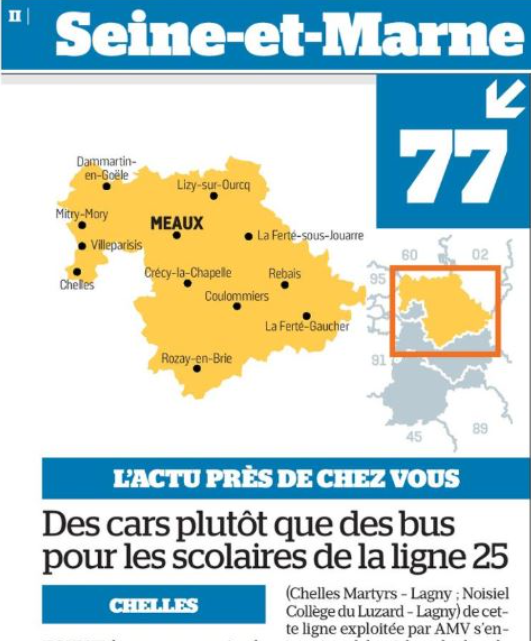Ligne 25 : Des autocars vont remplacer les bus pour le transport scolaire des enfants