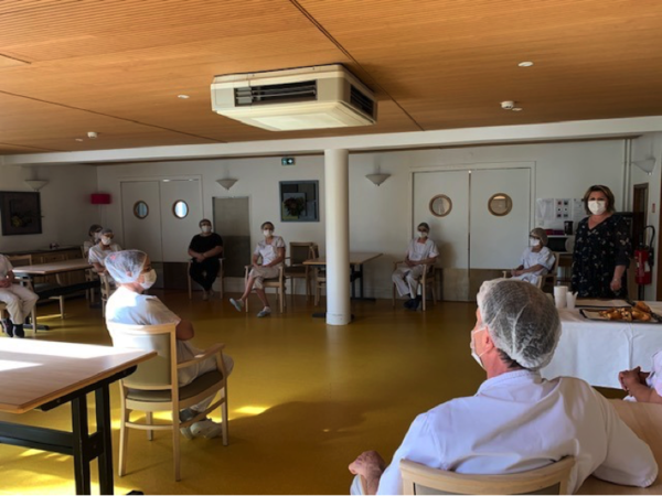 J’oeuvre pour la cohésion et l’unité au sein de notre circonscription : soutien au EHPAD