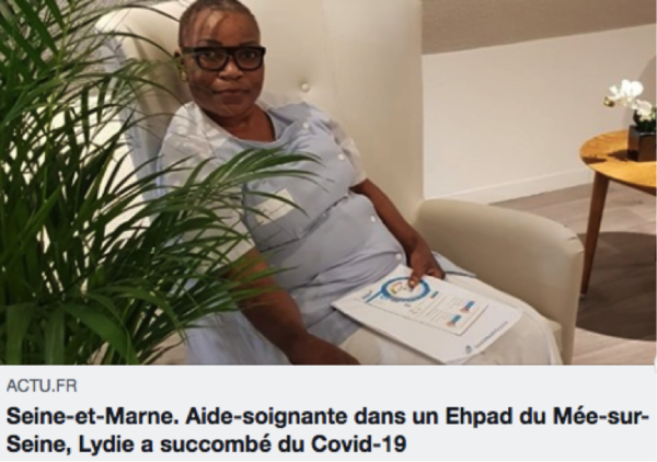 Condoléances et soutien aux EHPAD