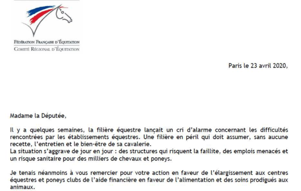 Alerte du ministre de l’agriculture sur la filière équine