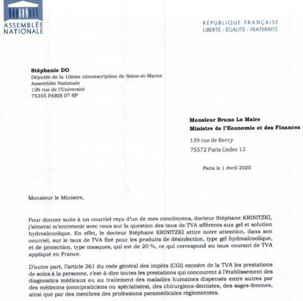 Une de mes propositions retenues par la loi de finance rectificative (PLFR2)