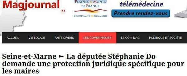 J'ai co-signé avec plus de 150 parlementaires LREM une tribune demandant la protection juridique pour les maires