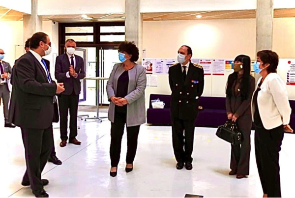 J’ai accueilli Mme Frédéric Vidal et Mme Annick Girardin, respectivement ministre de l’Enseignement supérieur, de la recherche et de l’innovation, et des Outre-mer