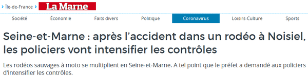 Mes actions pour lutter contre les rodéos motorisés en Seine-et-Marne