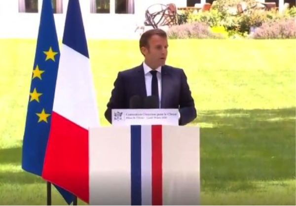 Réponse du Président de la République aux membres de la Convention citoyenne pour le climat