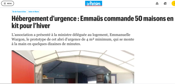 Accueil de la ministre déléguée au logement, Mme Emmanuelle Wargon lors de son déplacement en Seine-et-Marne