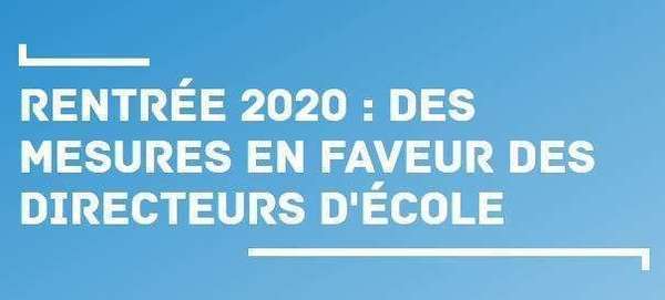 Indemnités exceptionnelles pour les directeurs d’écoles