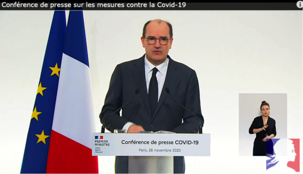Conférence de presse du Premier ministre, Jean Castex 