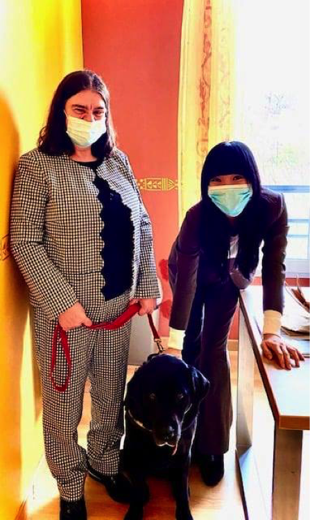 Rencontre avec la Présidente de l’association des chiens guides d’aveugles d’Île-de-France