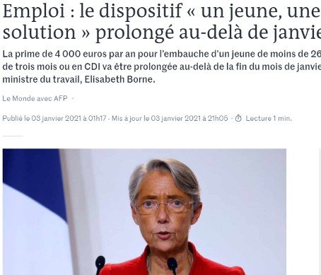 Le Gouvernement réaffirme sa détermination à protéger les plus fragiles et les jeunes face à la crise