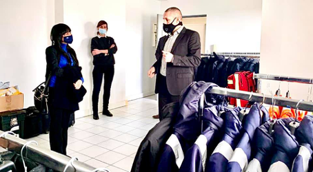 La visite de l'entreprise "Base Sécurité" à Chelles