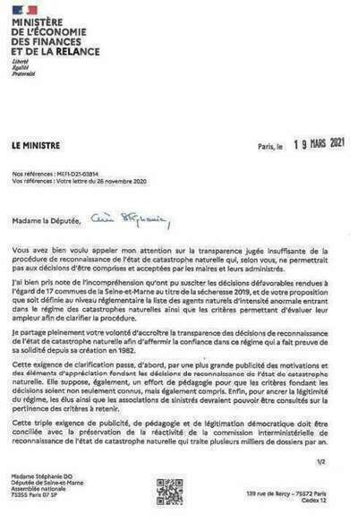 Sécheresse 2019 : amélioration de la procédure de reconnaissance de l’état de catastrophe naturelle