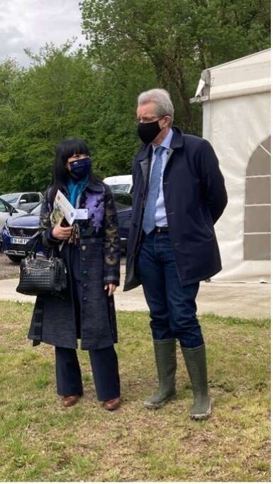 Visite du chantier de réaménagement du Sempin.