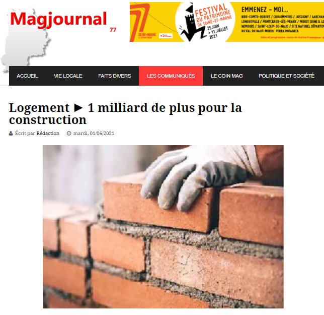 1 milliard pour des logements neufs et vertueux !