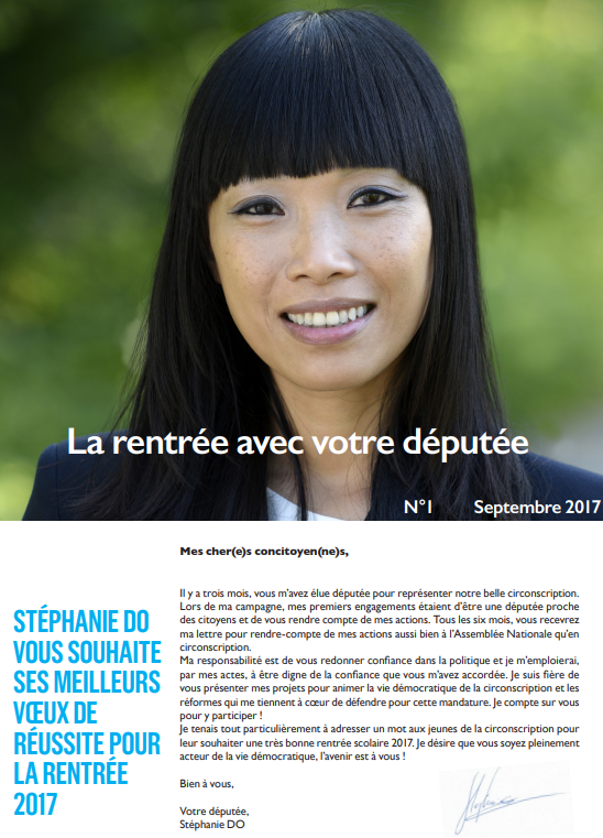 Lettre parlementaire de 2017
